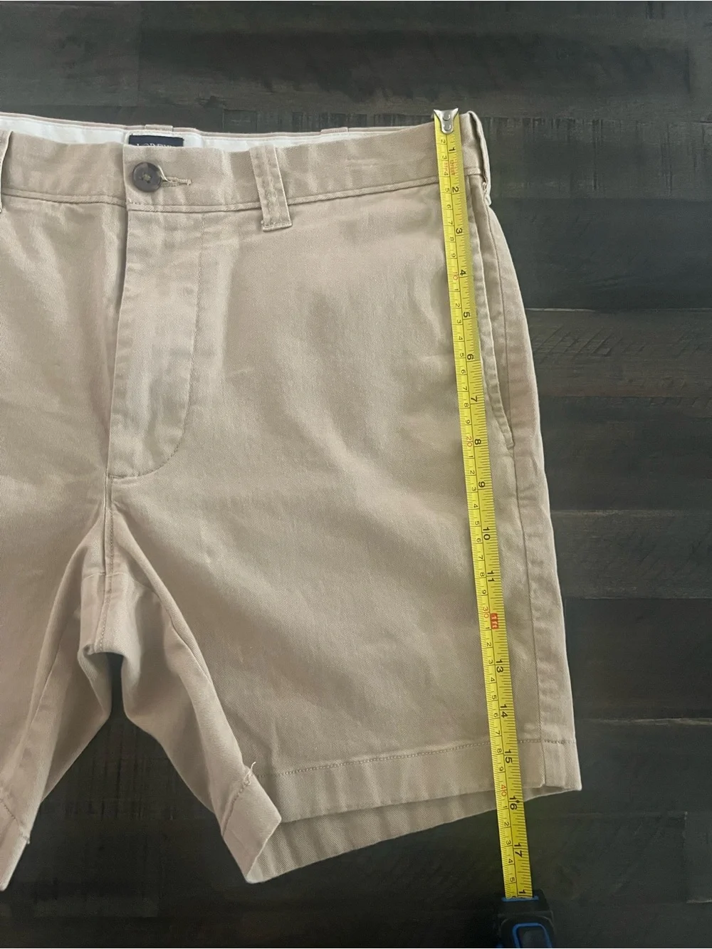 MENS J. CREW KHAKI SHORTS